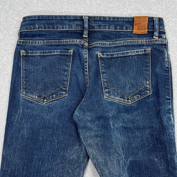 Raleigh Denim Workshop Jeans Womens 28 (30 x 34) White Oak Cone Straight 162/200 - Picture 12 of 13